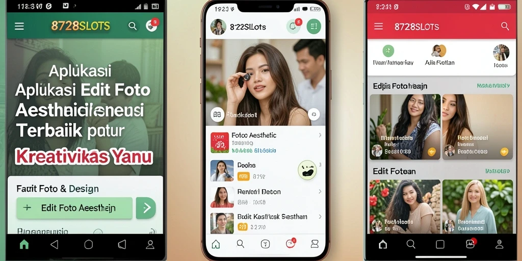 Antarmuka pengguna 8728SLOTS untuk edit foto aesthetic.